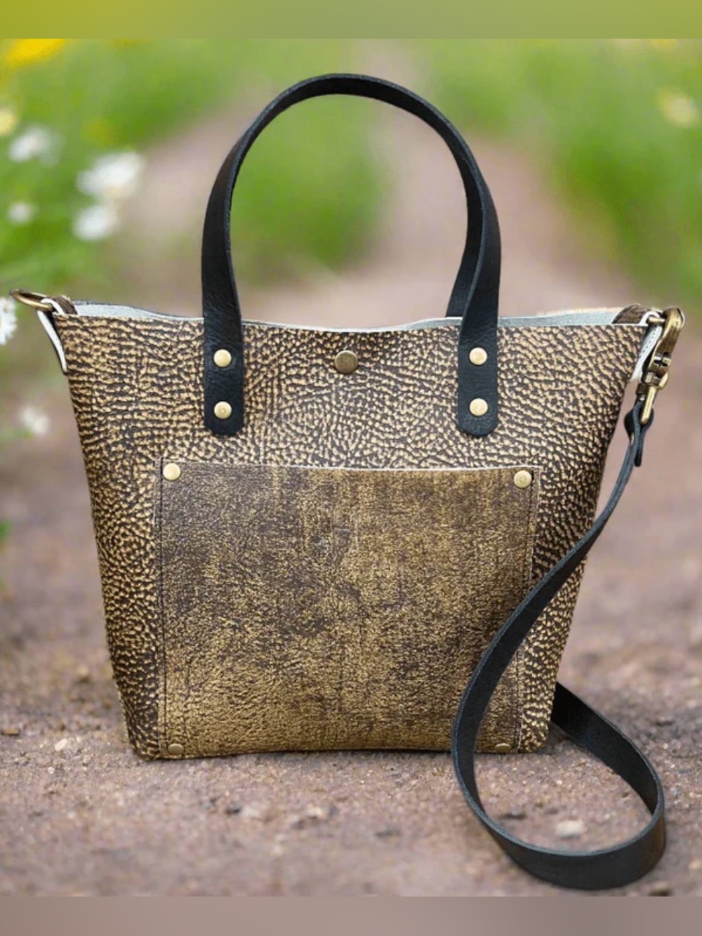 Jill’s Homestead Shorty Tote in Dirty Whiskey